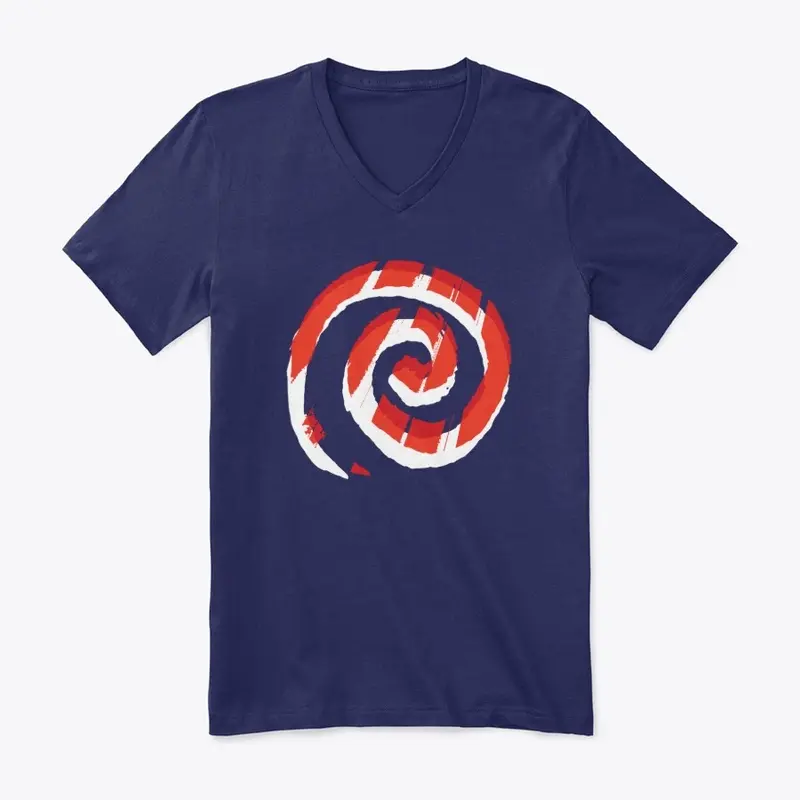 Spiral - Vee Neck T Shirts