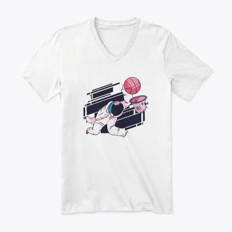 Astronaut Play - Vee Neck T Shirts